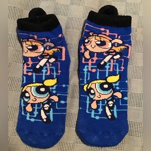 Power Puff Girls Socks Pom poms